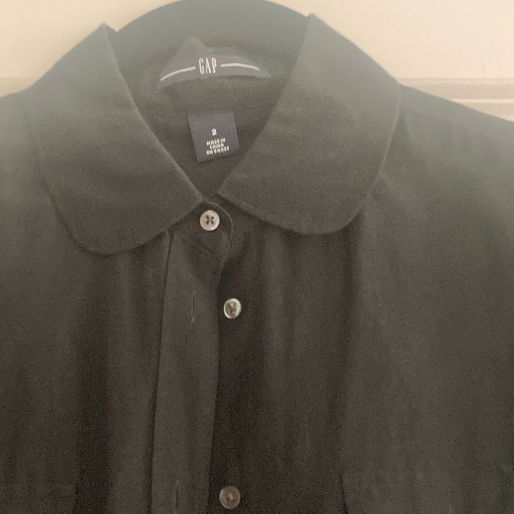 Gap Black Casual Button Down Shirt - image 2